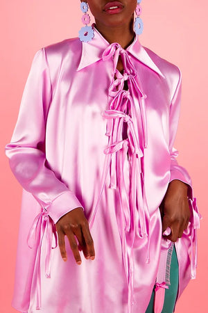 all tied up, babydoll dress
