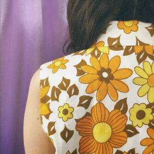 1970s mustard a-line shirt