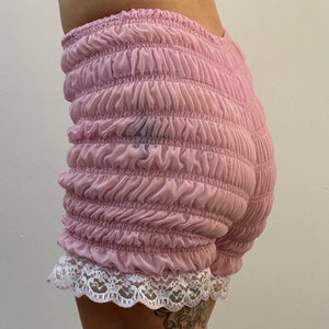 READY TO SHIP - extra sheer -  Naughty Bloomer Shorts