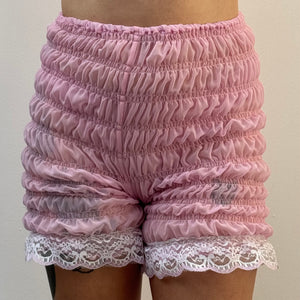 READY TO SHIP - extra sheer -  Naughty Bloomer Shorts