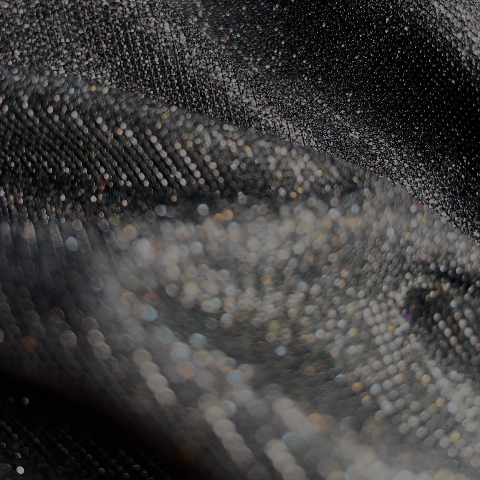 Black Glitter Weenie