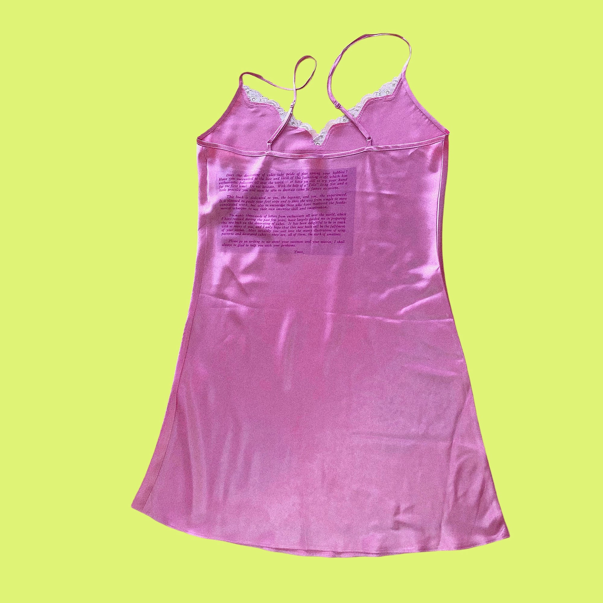 printed slip dress